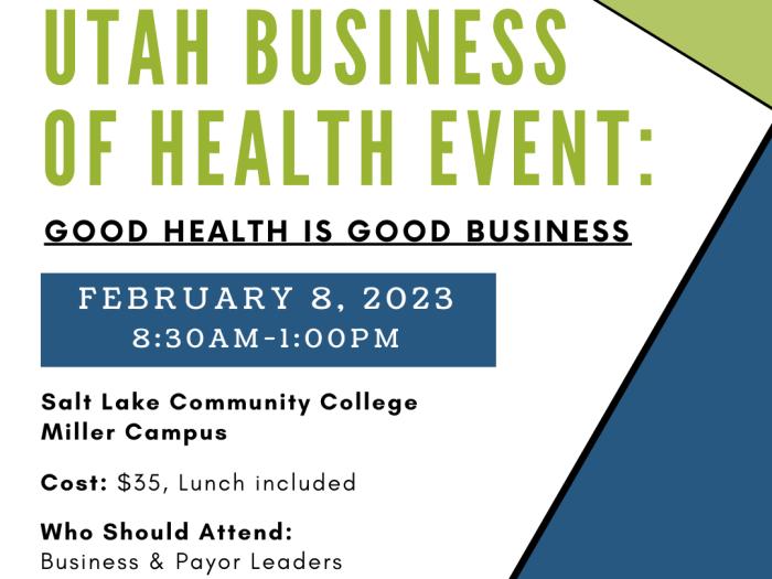 Utah Business of Health Event 2023